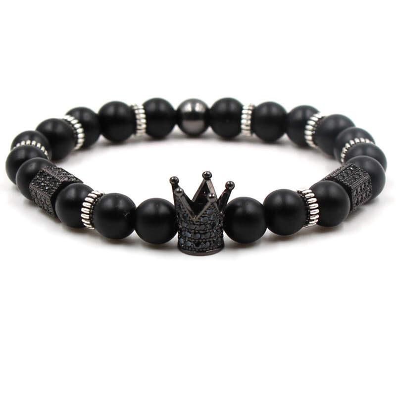 Mens King Crown Bracelet