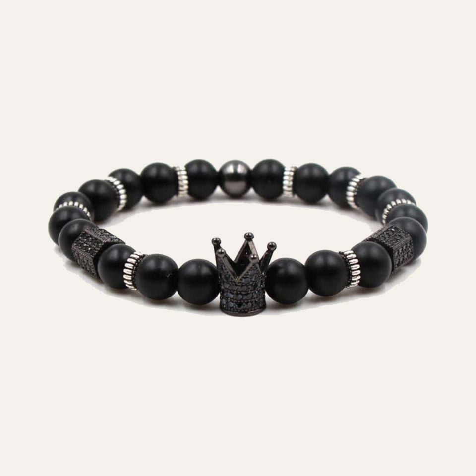 Mens King Crown Bracelet