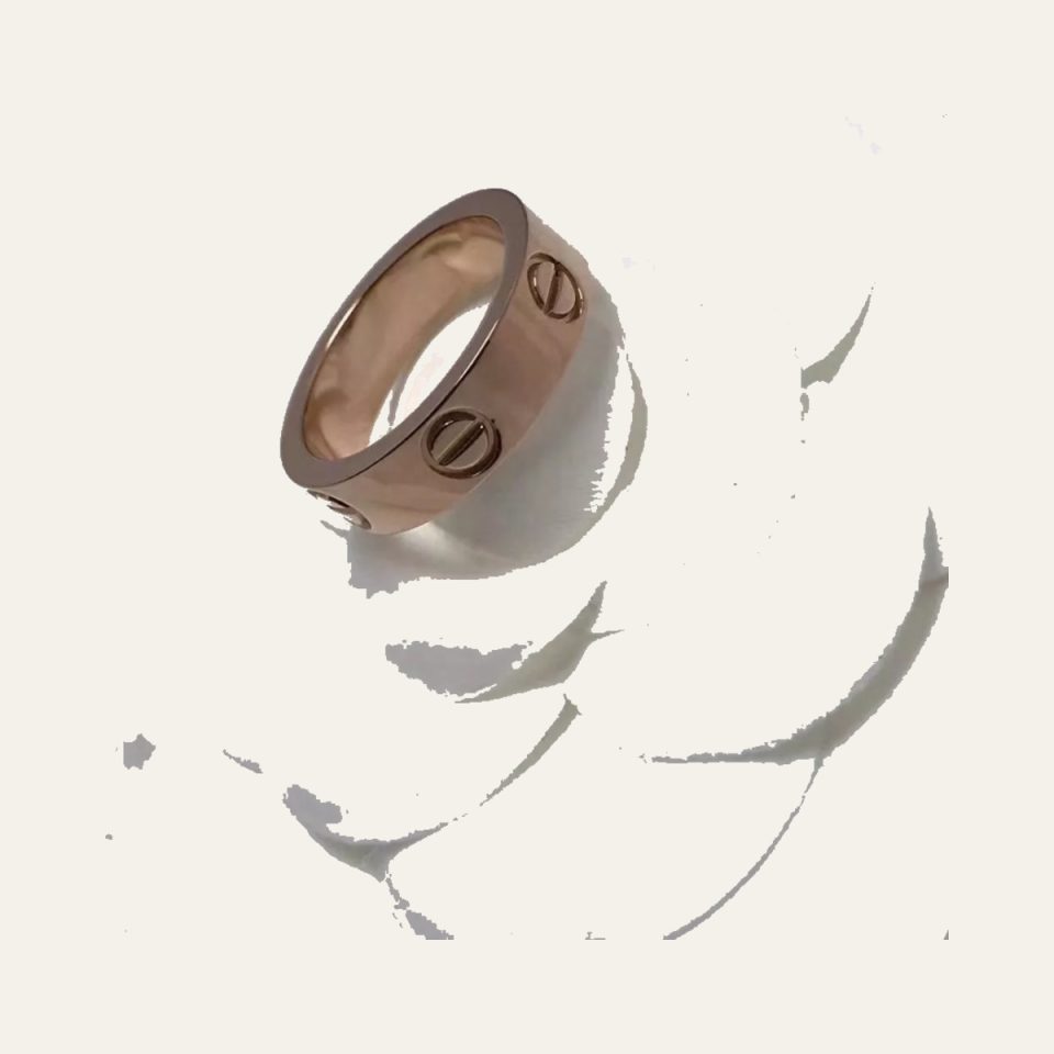 Devotion Ring Rose Gold Wide