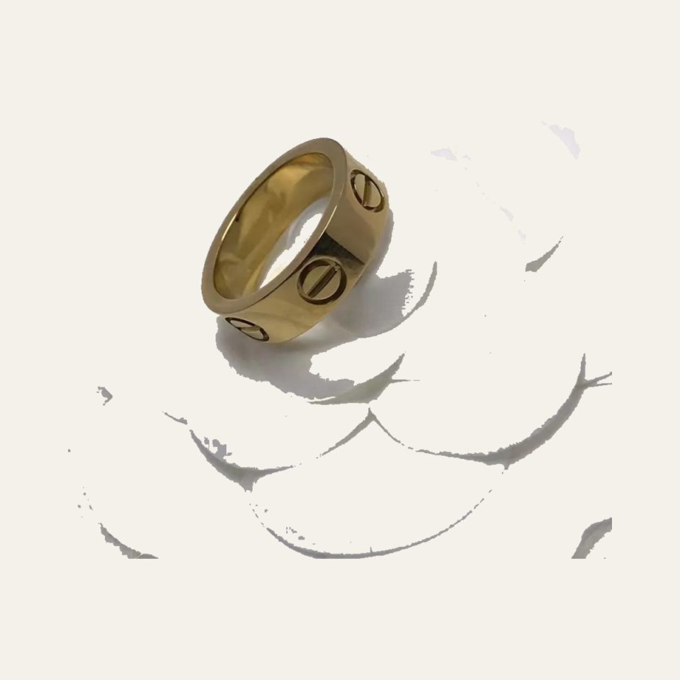 Devotion Ring Yellow Gold Wide