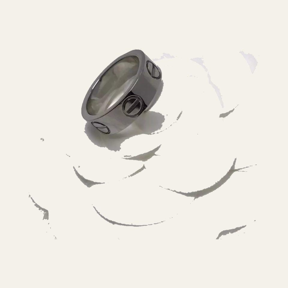 Devotion Ring White Gold Wide