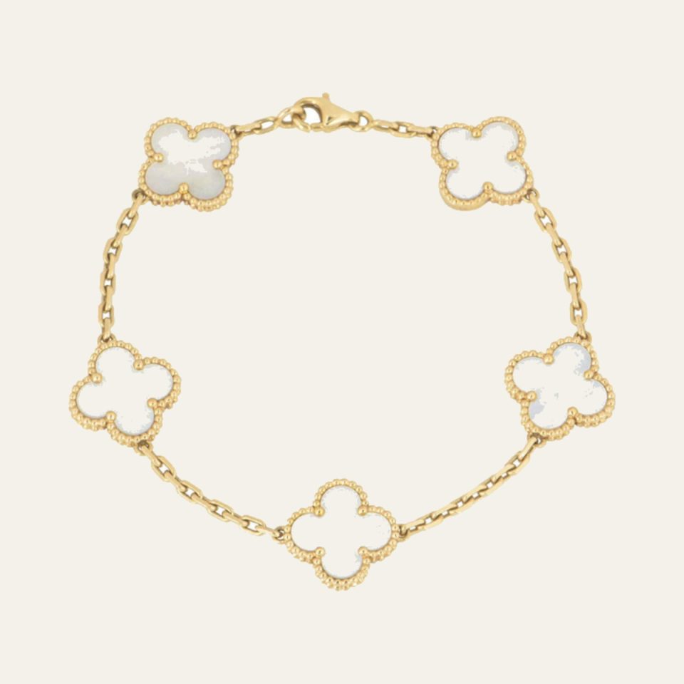Clover Bracelet - Mother of Pearl
