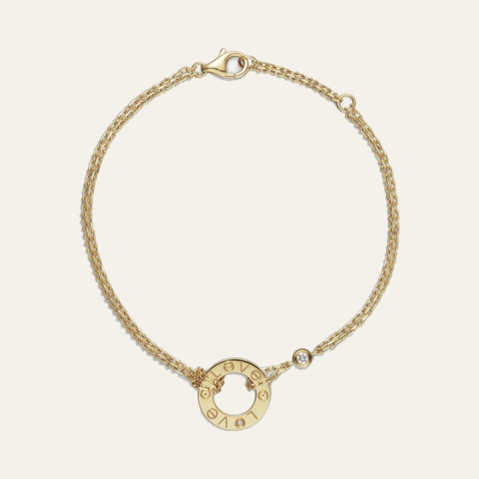Devotion 'LOVE" Bracelet - Yellow